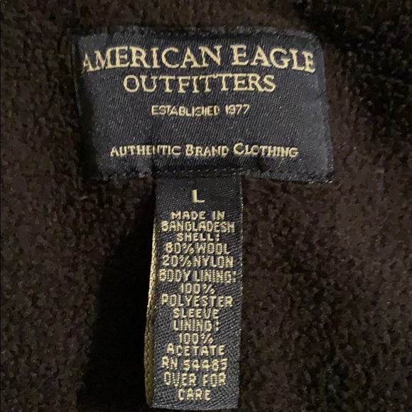 Black American Eagle WOMENS peacoat - Picture 2 of 5
